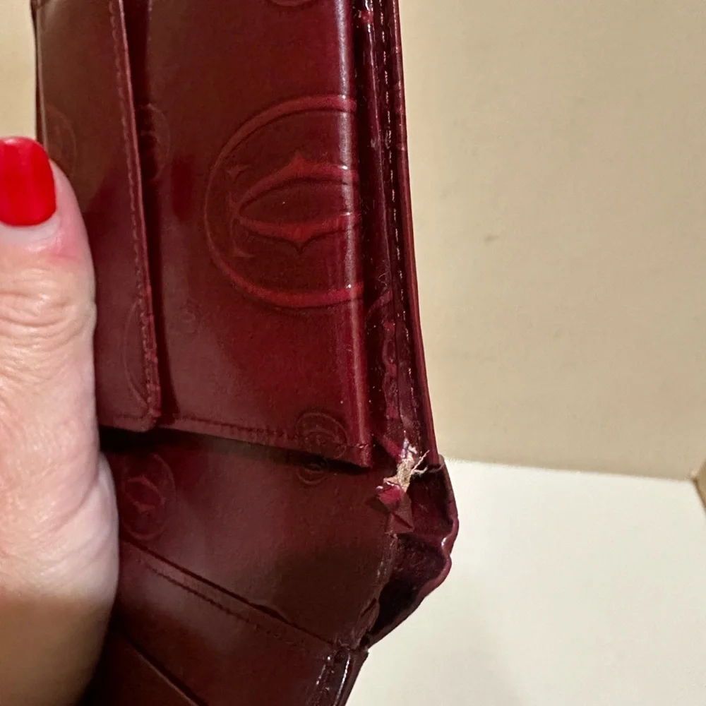 Cartier Happy Birthday Bifold Bordeaux Wallet